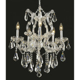 Maria Theresa 6 Light Small Chandelier by Elegant - 2801D20
