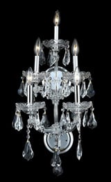 Maria Theresa 5 Light Wall Sconce 25 Inch Tall by Elegant - 2801W5
