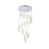 Polaris 20 LED Light Oversized Round Chandelier by Elegant - 3500D38