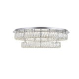 Monroe 76W LED 34 Inch Wide 2 Tier Flush Mount by Elegant - 3503F33L2
