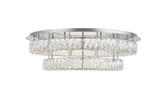 Monroe 76W LED 34 Inch Wide 2 Tier Flush Mount by Elegant - 3503F33L2