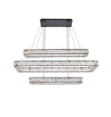 Monroe 3 LED Light Large Pendant 50 Inch Length by Elegant - 3504G50L3