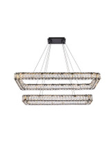 Monroe 2 LED Light Large Pendant 42 Inch Length by Elegant - 3504G42L2