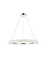 Laurel 40W 1 LED Light Oversized Pendant by Elegant - 3506D34