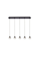 Eren 5 Light Mini Pendant by Elegant - 3505D32