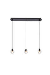Eren 3 Light Mini Pendant by Elegant - 3505D28