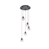Eren 5 Light Medium Pendant by Elegant - 3505G12