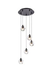 Eren 5 Light Medium Pendant by Elegant - 3505G12