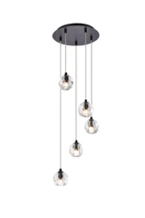 Eren 5 Light Medium Pendant by Elegant - 3505G12
