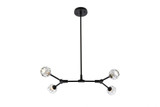 Zayne 4 Light Large Pendant by Elegant - 3508D30