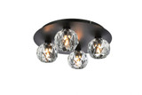 Graham 4 Light 14 Inch Wide Flush Mount by Elegant - 3509F14