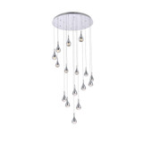 Amherst 16 LED Light Oversized Round Chandelier by Elegant - 3816D36