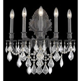 Monarch 5 Light Wall Sconce by Elegant - 9605W21