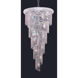 Spiral 18 Light Medium Chandelier by Elegant - V1801R22