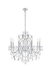 St. Francis 8 Light Medium Chandelier by Elegant V2015D26 - V2015D26