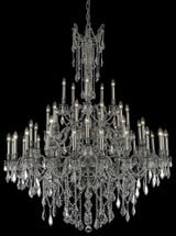 Rosalia 45 Light Oversized Chandelier by Elegant - 9245G54