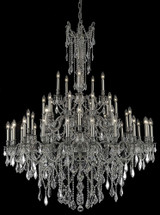 Rosalia 45 Light Oversized Chandelier by Elegant - 9245G54