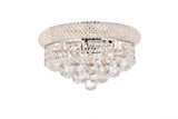 Primo 6 Light 14 Inch Wide Flush Mount by Elegant - V1800F14