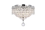 Century 3 Light 10 Inch Wide Flush Mount by Elegant - V1900F10