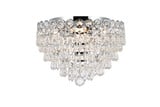 Century 4 Light 14 Inch Wide Flush Mount by Elegant - V1902F14