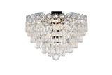 Century 4 Light 14 Inch Wide Flush Mount by Elegant - V1902F14