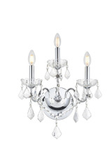 St Francis 3 Light Wall Sconce by Elegant - V2015W3