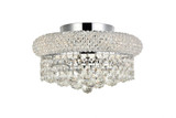 Primo 4 Light 12 Inch Wide Flush Mount by Elegant - V1800F12