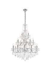 St. Francis 24 Light Oversized Chandelier by Elegant V201536 - V201536