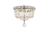 Tranquil 4 Light 10 Inch Wide Flush Mount by Elegant - V2528F10