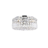 Maxime 4 Light 12 Inch Wide Flush Mount by Elegant V2030F12