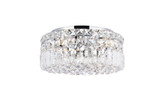Maxime 4 Light 12 Inch Wide Flush Mount by Elegant V2030F12 - V2030F12