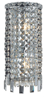 Maxime 2 Light Steel Wall Sconce by Elegant - V2031W8