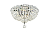 Tranquil 6 Light 16 Inch Wide Flush Mount by Elegant - V2528F16