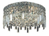 Maxime 5 Light 16 Inch Wide Flush Mount by Elegant - V2031F16