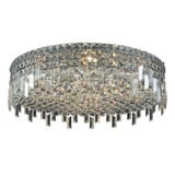 Maxime 9 Light 24 Inch Wide Flush Mount by Elegant - V2031F24