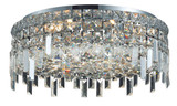 Maxime 6 Light 20 Inch Wide Flush Mount by Elegant - V2031F20