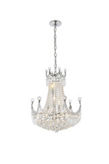 Corona 9 Light Small Chandelier by Elegant - V8949D20
