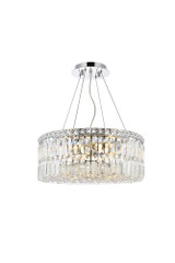 Maxime 12 Light Small Chandelier by Elegant V2030D20 - V2030D20