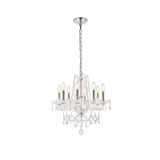 Princeton 8 Light Small Chandelier by Elegant - V7838D20
