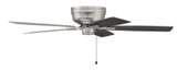 Pro Plus 5 Blade Flush Mount Ceiling Fan 52 Inch Wide by Craftmade - PPH52-5