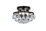 Corona 3 Light 10 Inch Wide Flush Mount by Elegant - V9805F10
