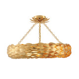 Broche Six Light 24 Inch Wide Flush Mount by Crystorama - 536_CEILING
