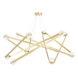 Orbit 12 Light Oversized Chandelier by Hudson Valley - 2756