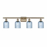 Bridal Veil 4 Light Bath Vanity 10 Inch Tall X 35 Inch Wide by Innovations - 516-4W-G559-5-GL