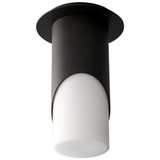Ellipse 5.1W 1 LED 5.88 Inch Wide Steel Flush Mount by Oxygen - 3-354-1