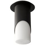 Ellipse 5.1W 1 LED 5.88 Inch Wide Steel Flush Mount by Oxygen - 3-354-1