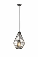 Quintus 1 Light Mini Pendant 18.5 x 12.25 Inches by Z Lite - 442MPBP