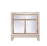 Modern Mirrred Cabinet 28.25 Inch Tall and 13.5 Inch Wide by Elegant Decor - MF71034
