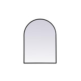 Ayra Metal Frame Arch Mirror 30 Inch Tall and 22 Inch Wide by Elegant Decor - MR1A2230