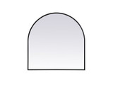 Ayra Metal Frame Arch Mirror 30 Inch Tall and 30 Inch Wide by Elegant Decor - MR1A3030